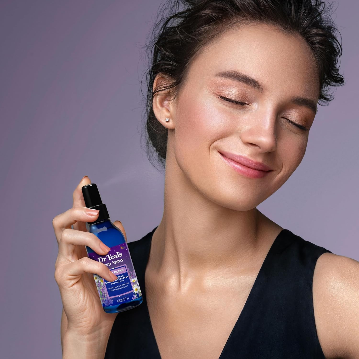 Calm Blend Spray with Melatonin, Lavender & Chamomile Essential Oils, 6 fl oz (P