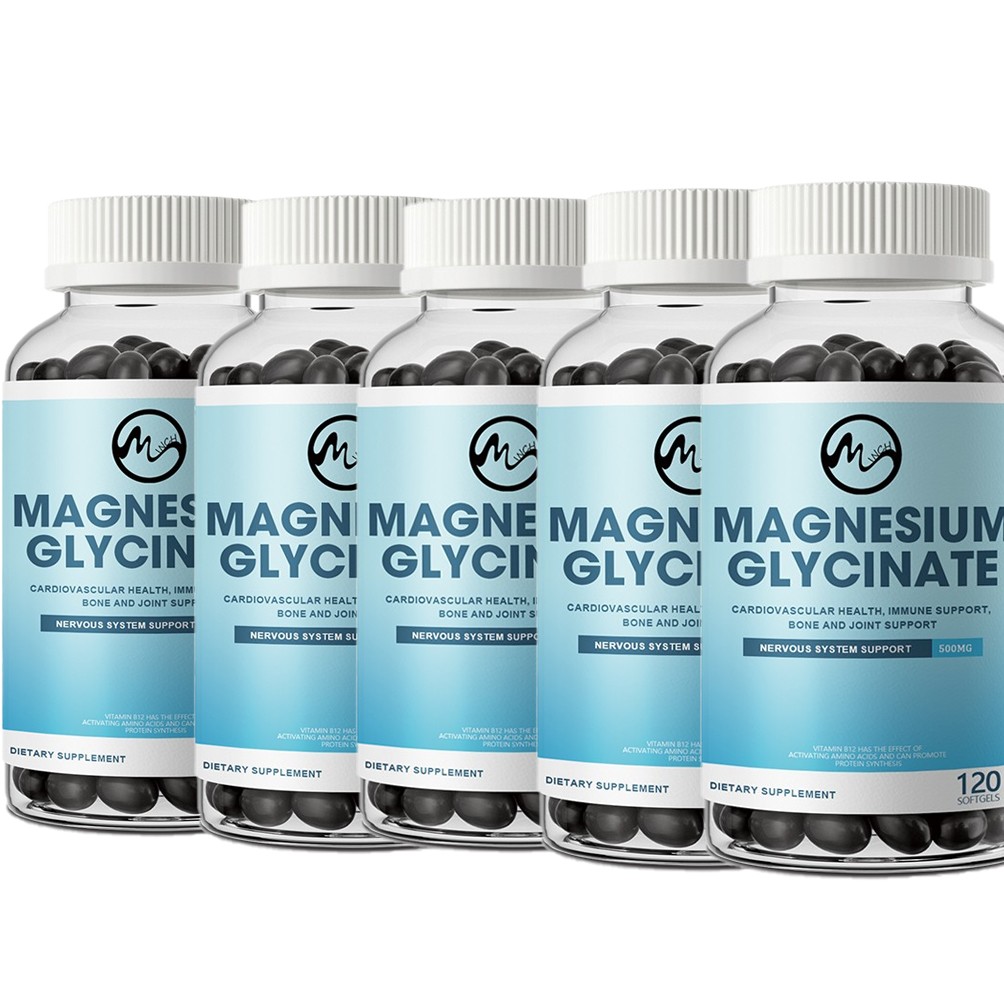500MG Magnesium Glycinate With Zinc,D3 Improved Sleep, Stress , Anxiety Relief