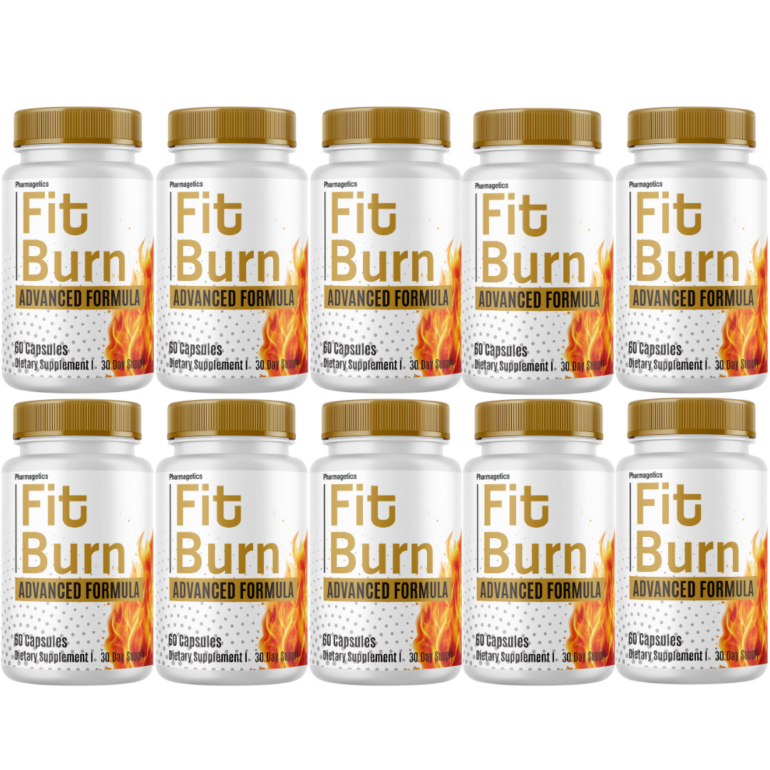 Fit Burn Advanced Formula Metabolism Energy Support Supplement (10 Bottles)