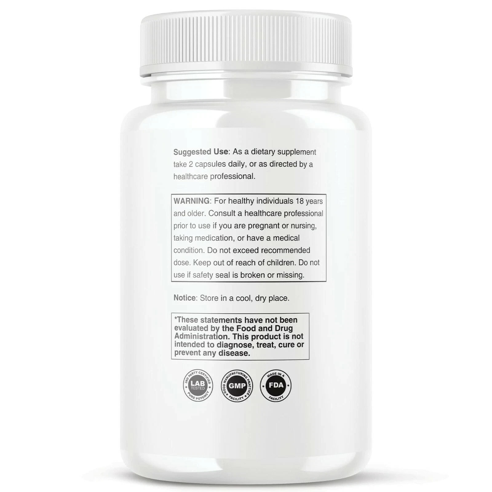 Mega Male Mens Health Support Stamina Energy Dietary Supplement 60 Caps | Pack 3