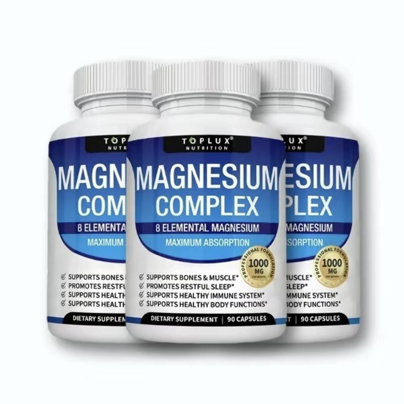 NEW Magnesium Complex 8 Essential Magnesium Supplement Fitness Edible IMMUNITY