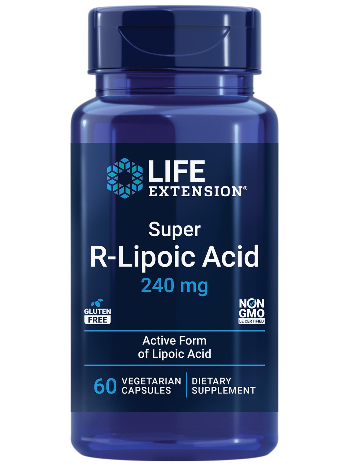 Life Extension Super R-Lipoic Acid – 60 Count (Pack of 1), Speckled Yellow