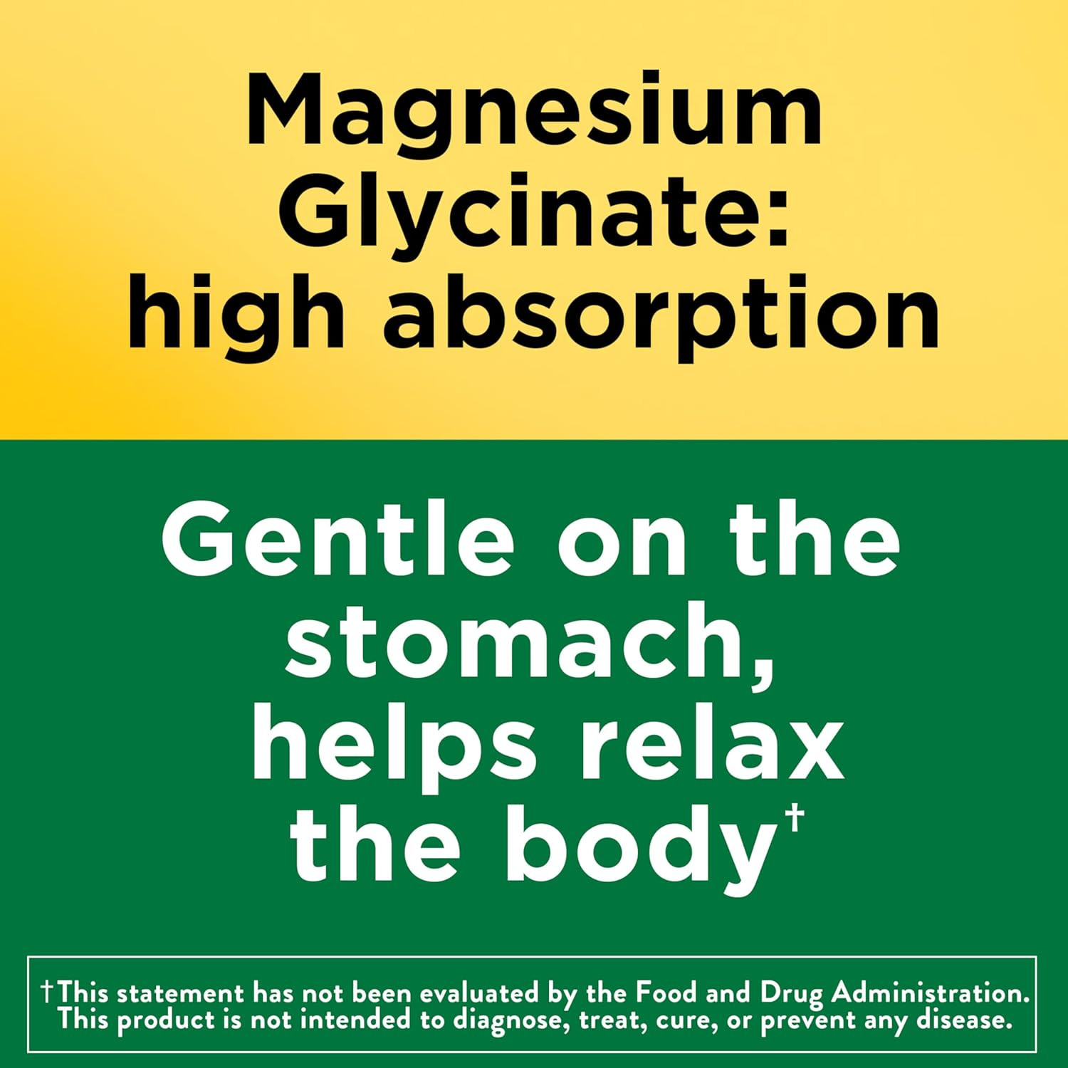 Nature Made Magnesium Glycinate 200 Mg per Serving, Magnesium Supplement for Mus