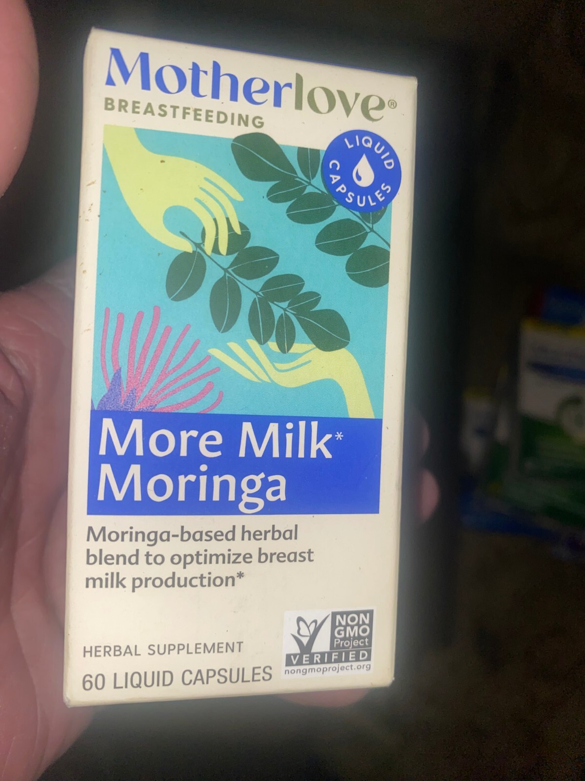 Motherlove, More Milk Moringa. 60 Capsules, Expires 7/2027