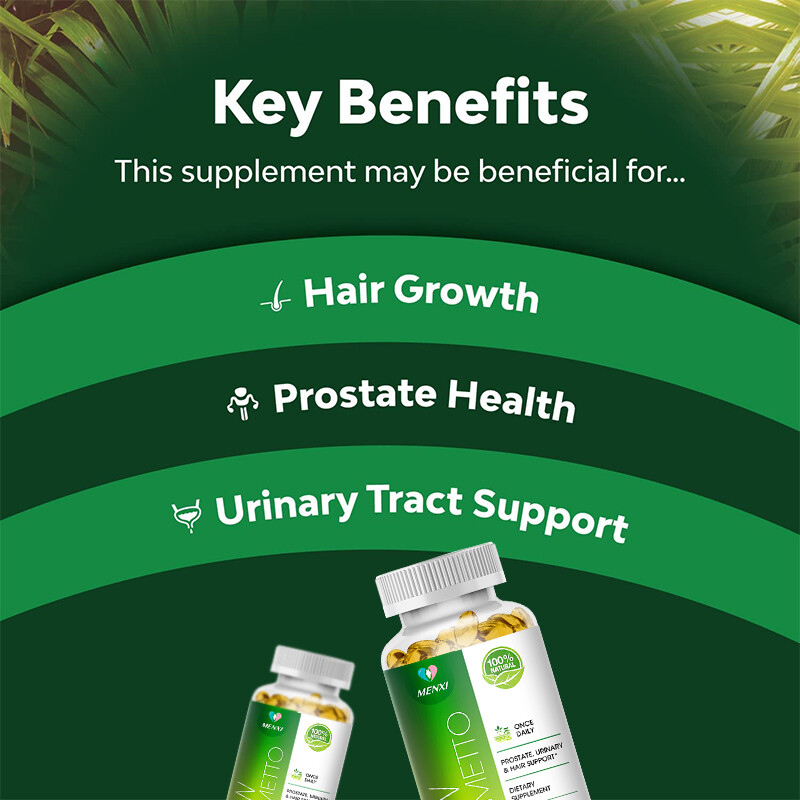 Saw Palmetto Extract 1000mg Prostate Supplement Urinary Men Health 120 Capsules