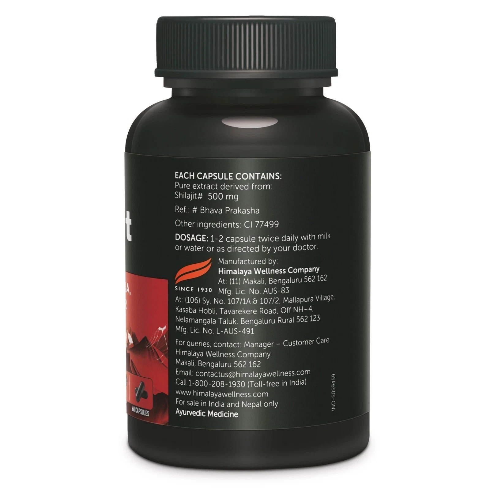 Himalaya Shilajit 60 Caps | Authentic Ayurvedic Supplement | Boost Energy &…