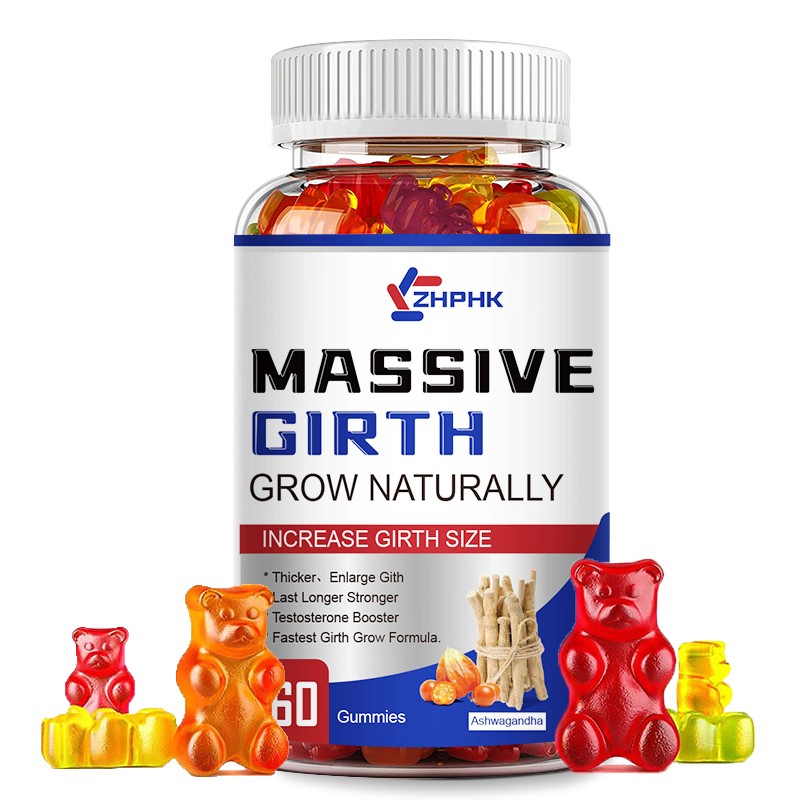 Male Massive Girth Gummies – Support for Enhanced Energy and Vitality 60 Gummies