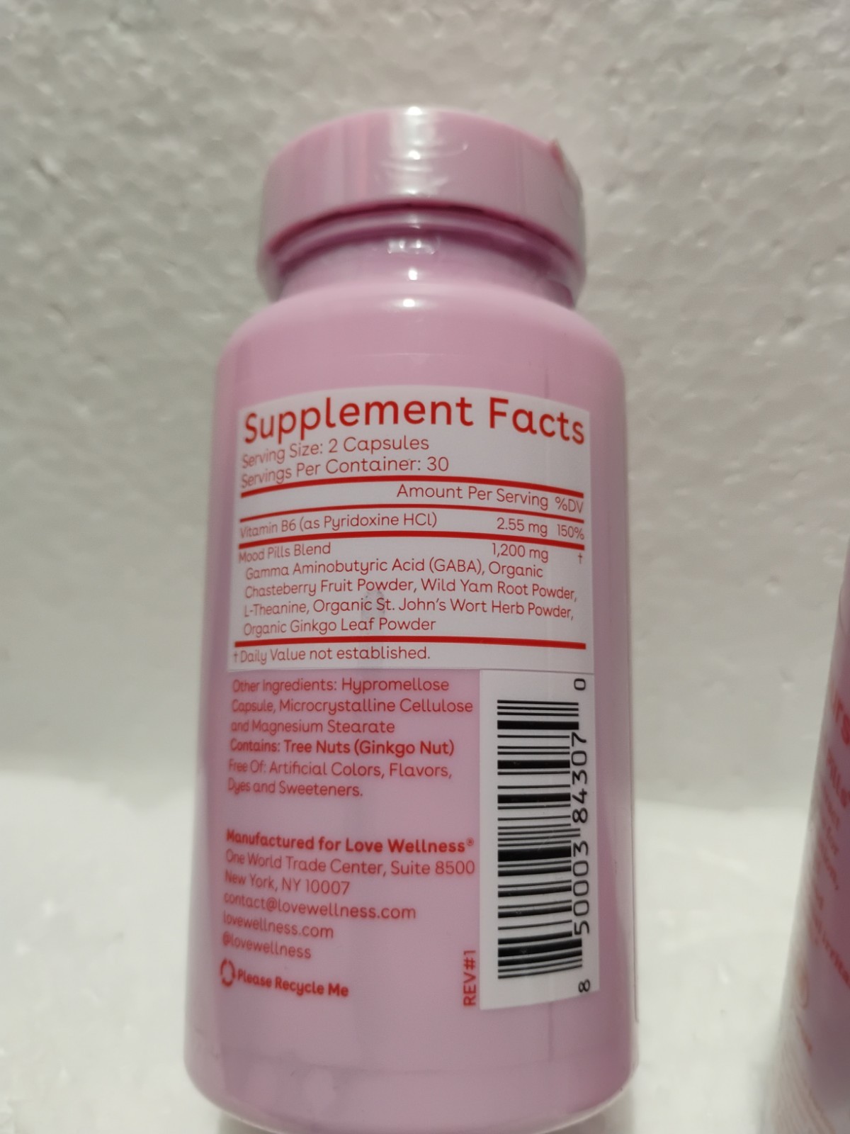 Love Wellness Mood Pills 60 ct Exp 5/ 2027