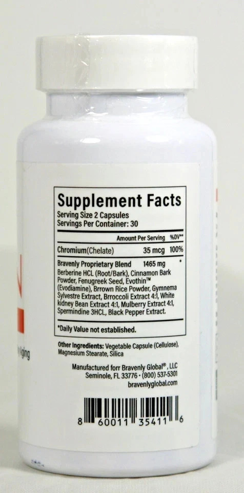 Bravenly Burn Extreme 60 capsules – EXP: 03/2027