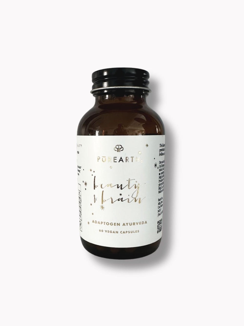 Purearth Beauty & Brain | Ayurvedic Supplement | Herbal Wellness Capsules | 100g