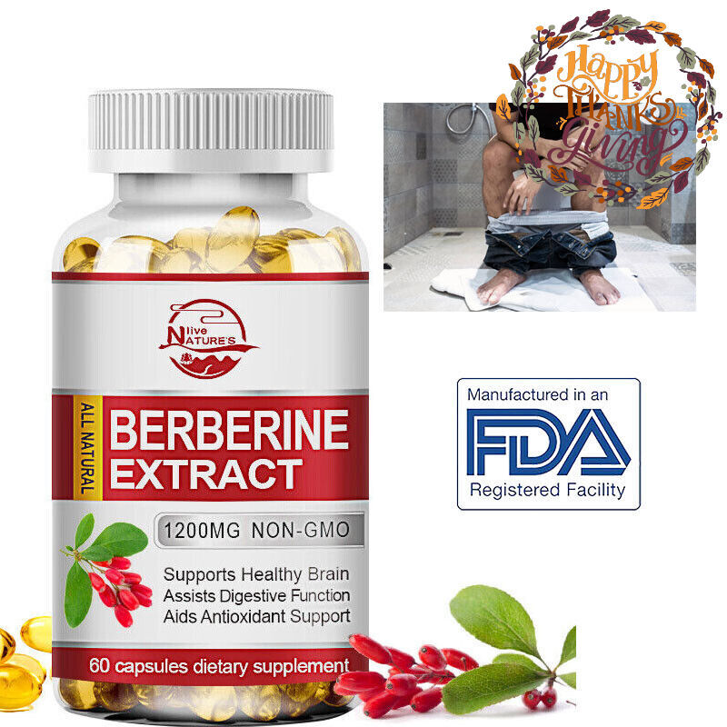 240PCS NL Blood Sugar Support Supplement 1200mg Berberine Cinnamon Extract Pills