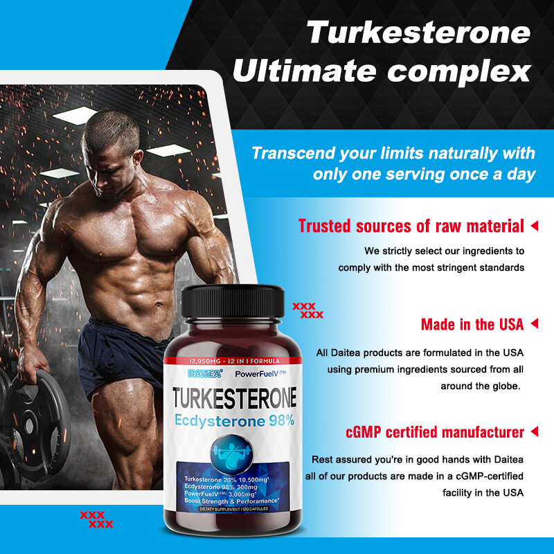 Turkesterone Supplement (Max Purity 98% Extract) Boost endurance and stamina