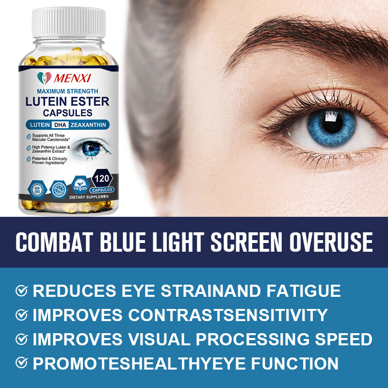 Eye Health Supplement, Lutein and Zeaxanthin, Eye Strain Support, Vision Health