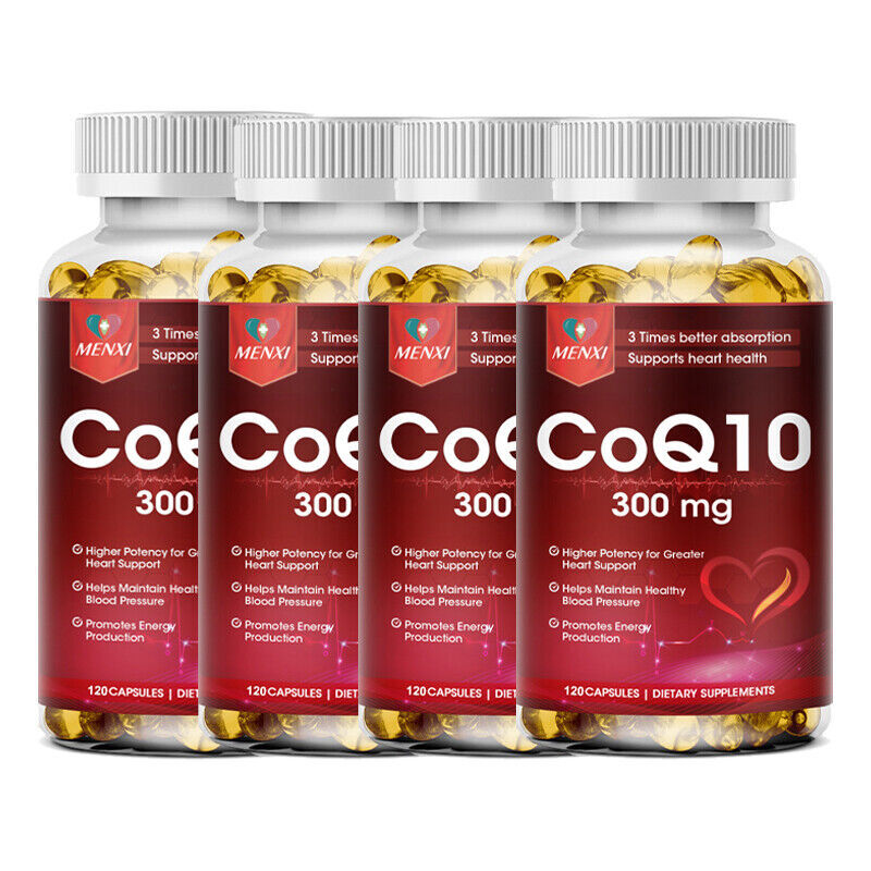 Coenzyme Q-10 300mg Antioxidant, Heart Health Support, Increase Energy & Stamina
