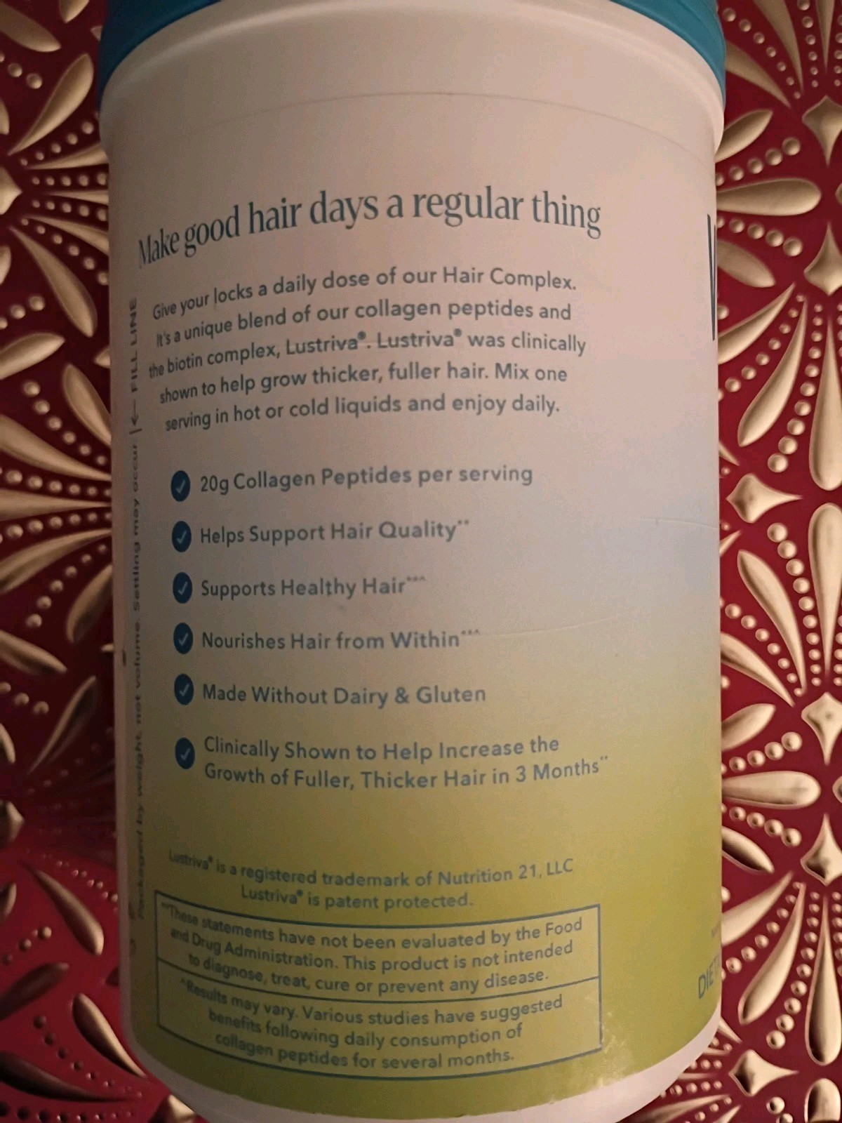 Vital Proteins Hair Complex Collagen Peptides+ Biotin Powder 11.4oz, 2pk BB 1/27