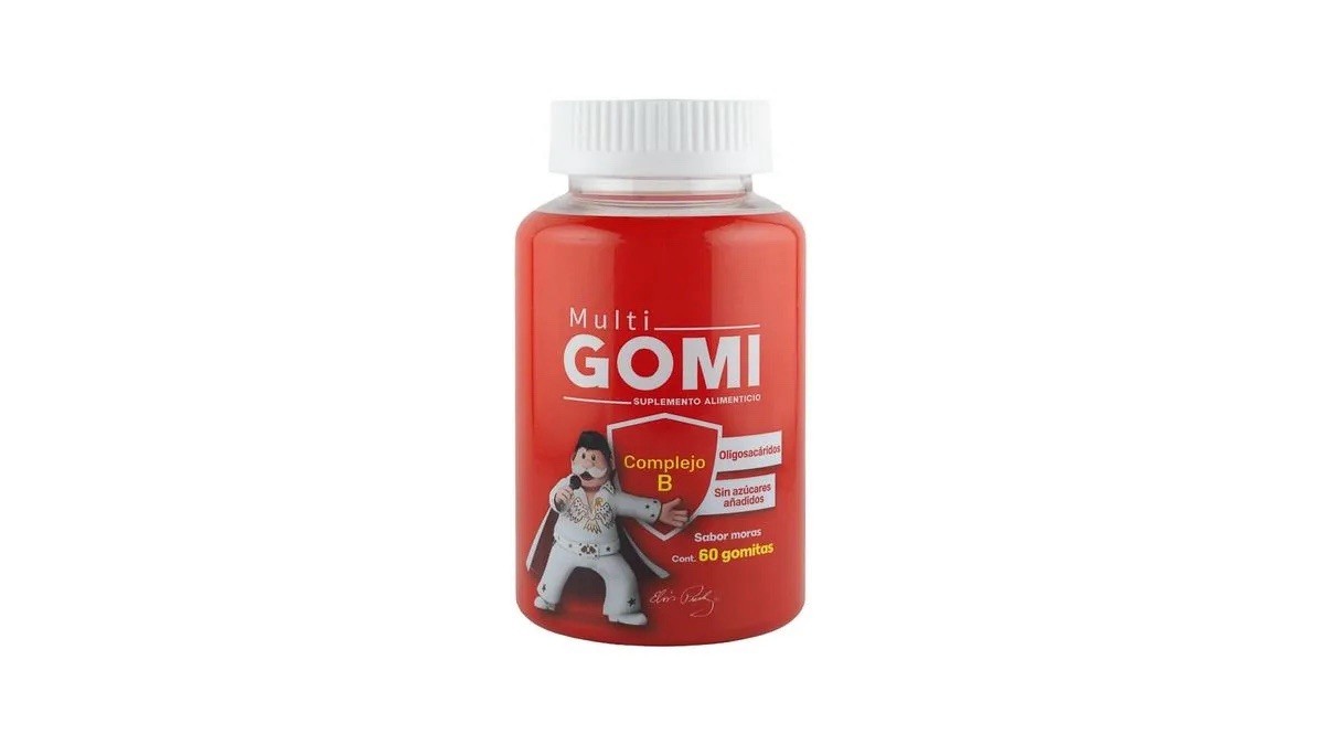 Multi Gomi B Complex Vitamin Gummies 60 Ct Berry Farmacias Similares Mexico