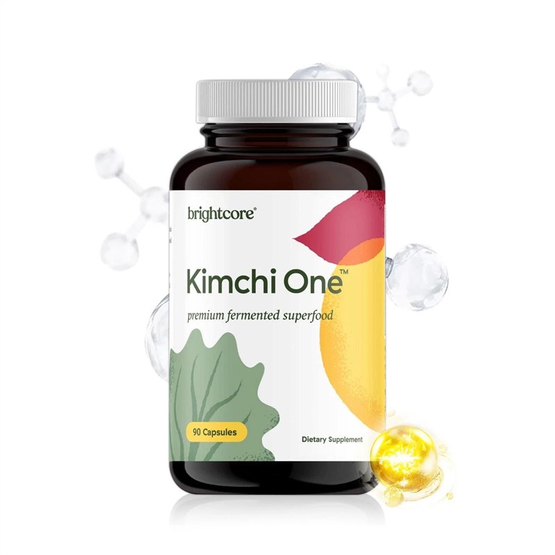 1-5 PC Brightcore Nutrition Kimchi One Kimchi Powder Capsules Probiotics Enzymes