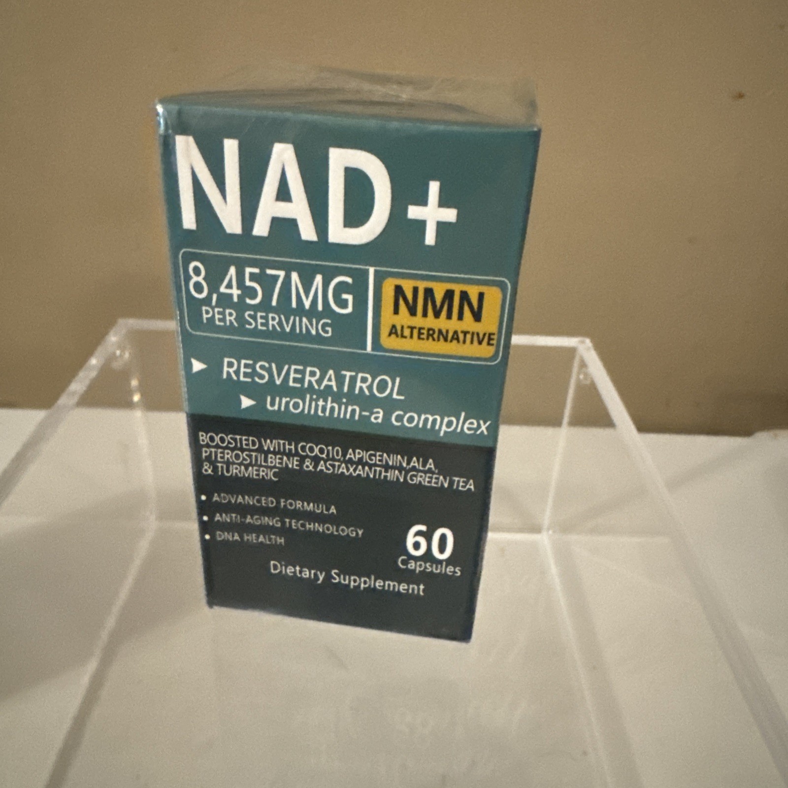 NAD Supplement with Resveratrol, NMN Alternative 8,467 Mg , NAD Plus… 60 Caps