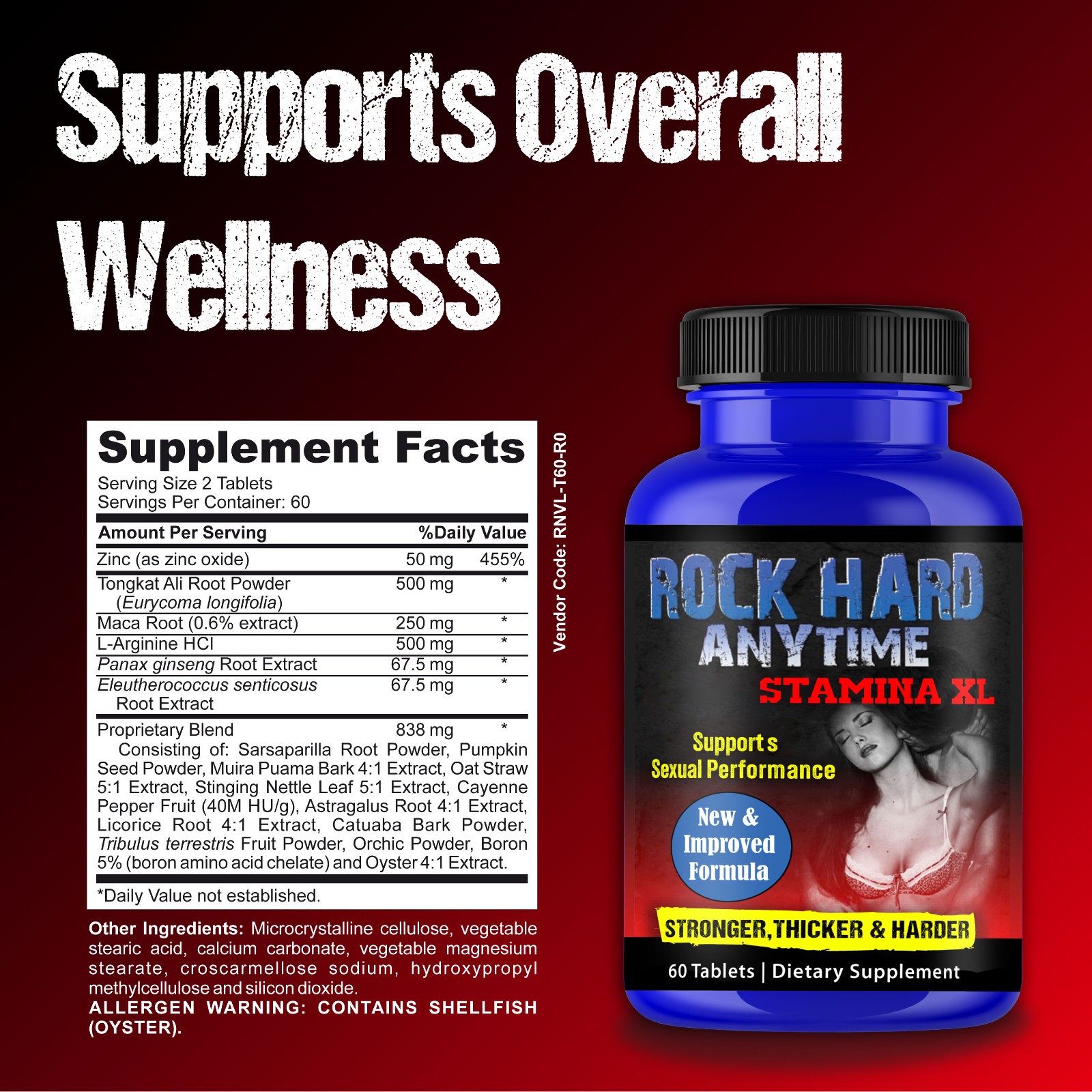 Testosterone Booster Increase Stamina Strength Drive Energy For Male Enhancement