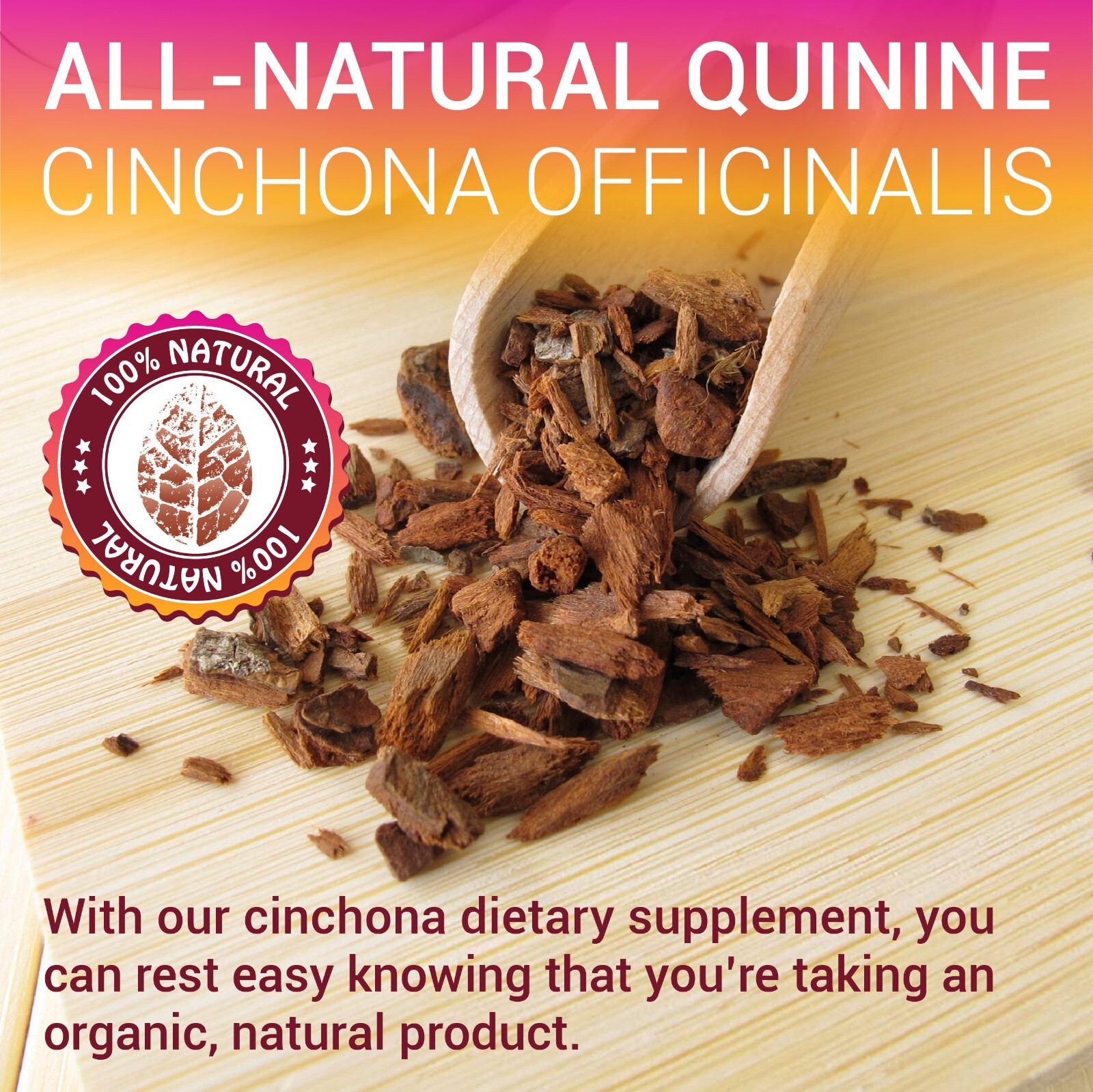 Quinine Liquid Extract 4oz – Cinchona Officinalis Bark
