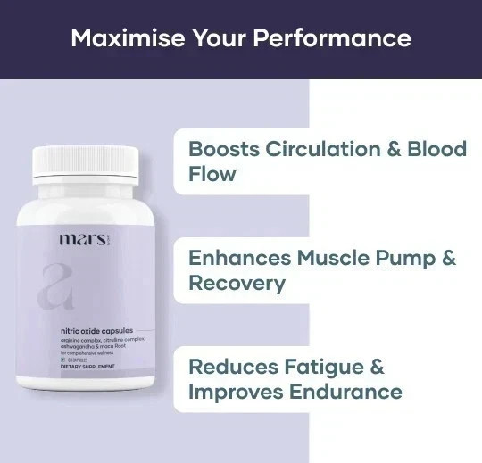 Mars Nitric Oxide Capsules – Free & Fast Shipping, Pack of 2