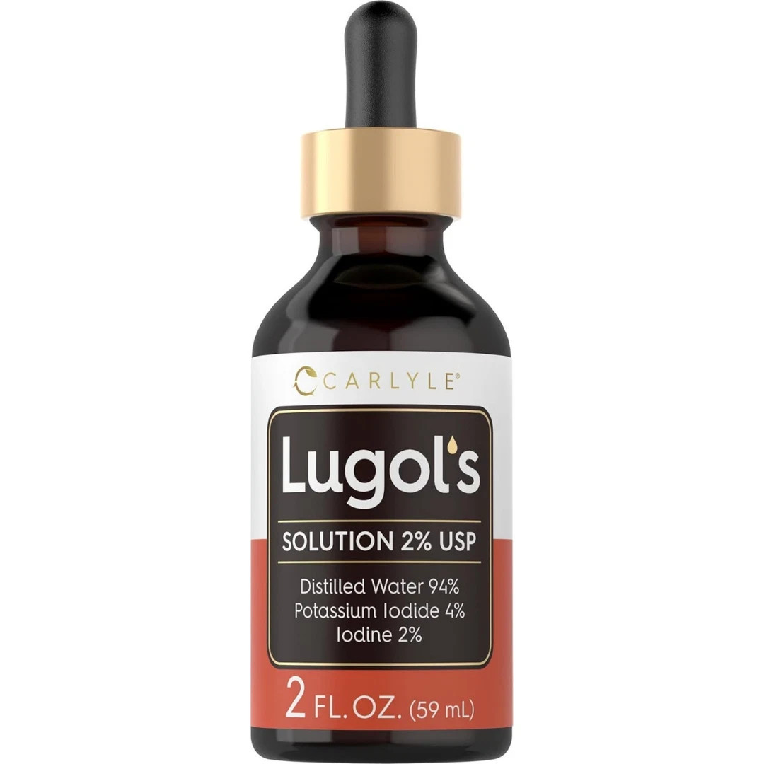Lugols Iodine 2 Percent 2 Fl Oz Potassium Iodide and Solution