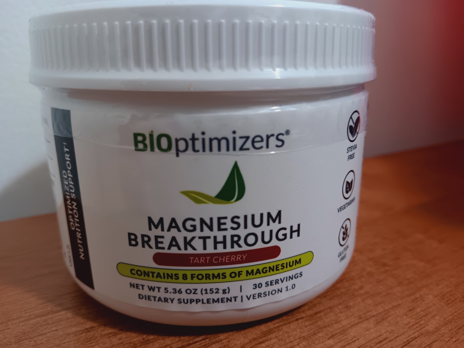BIOptimizers Magnesium Breakthrough Magnesium Electrolytes Tart Cherry.exp:7/27