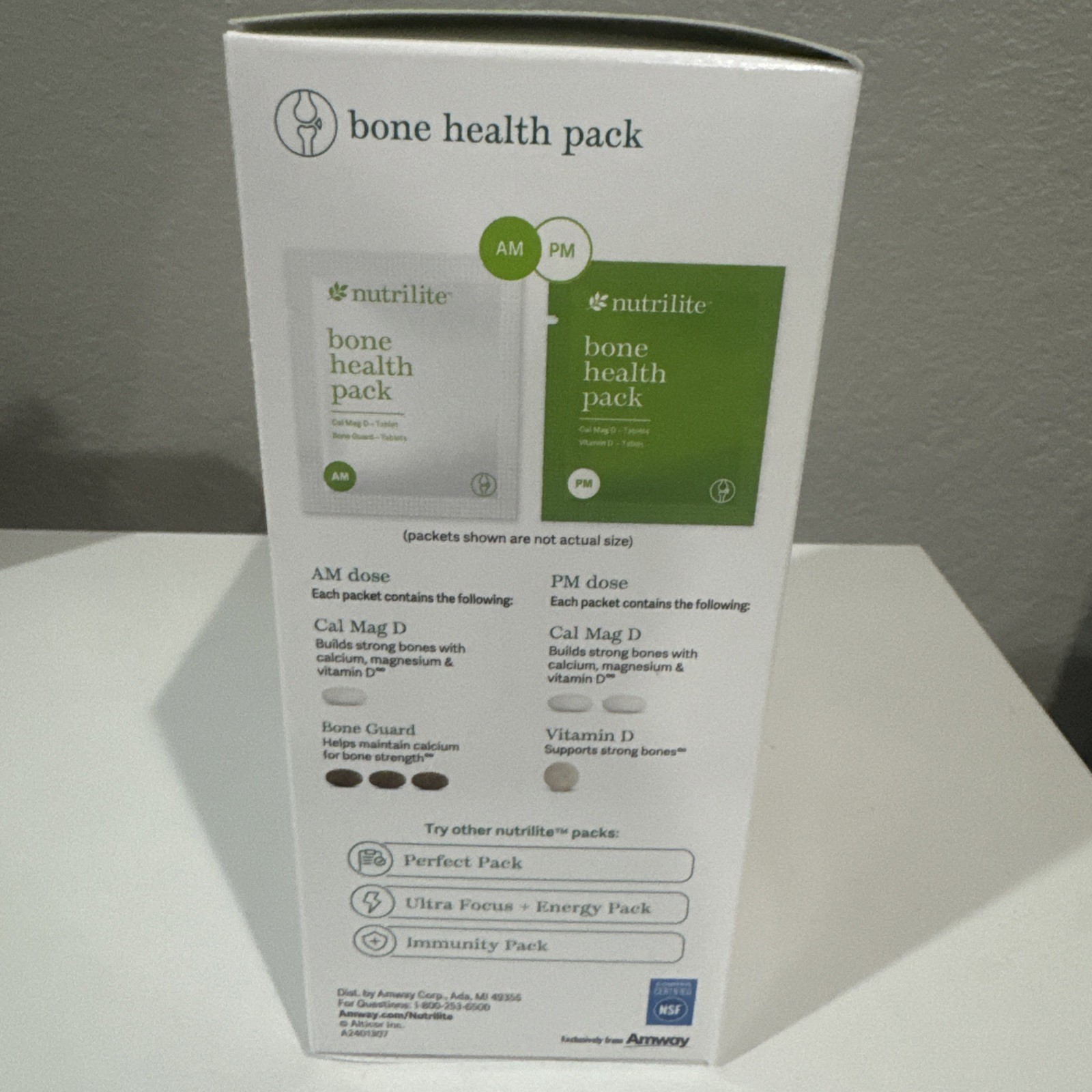 Nutrilite Bone Health Pack 60 Packets EXP 12/2026 Free Shipping