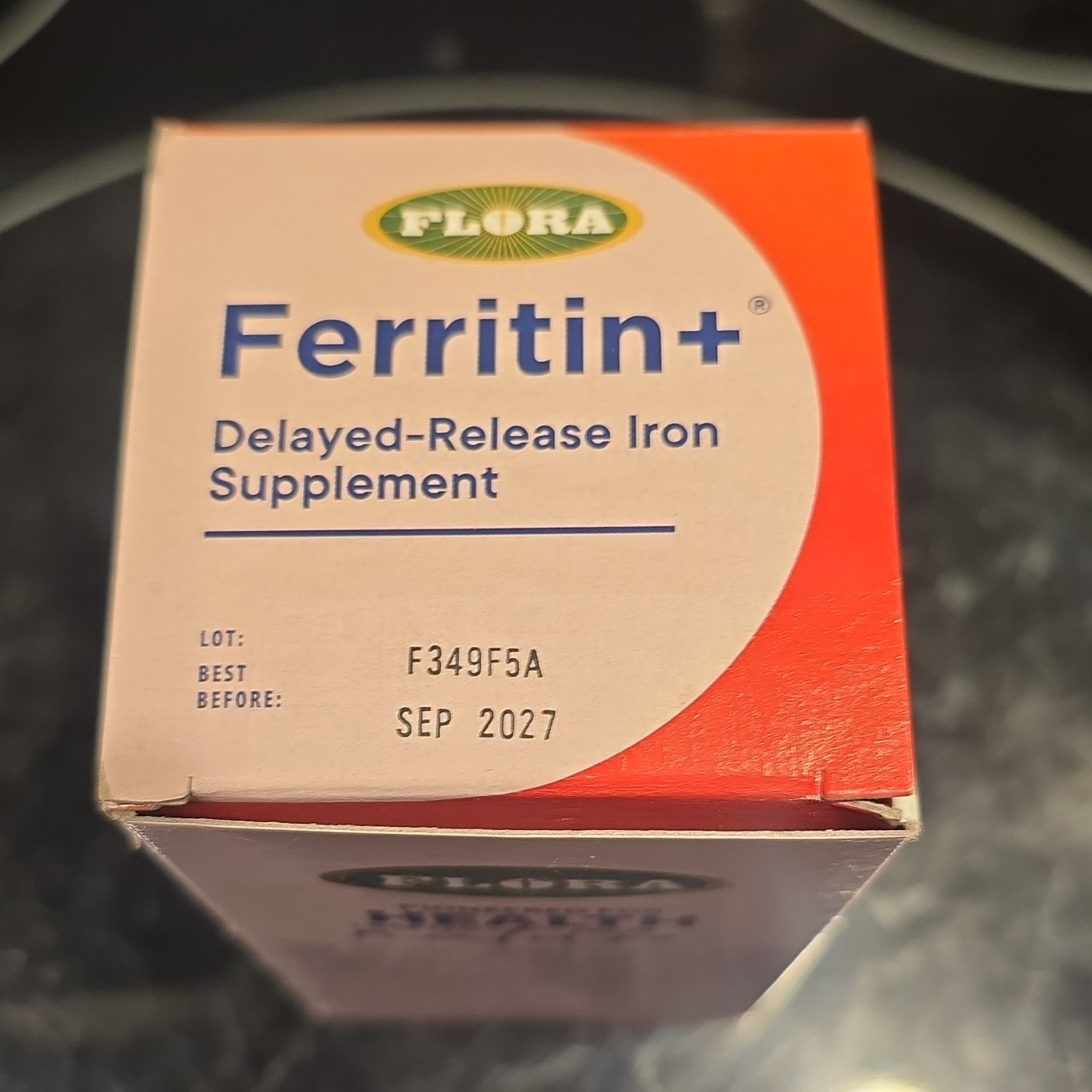 Flora Ferritin+ Delayed-Release Iron 20mg 30 Capsules Vegan Gluten-Free Non-GMO