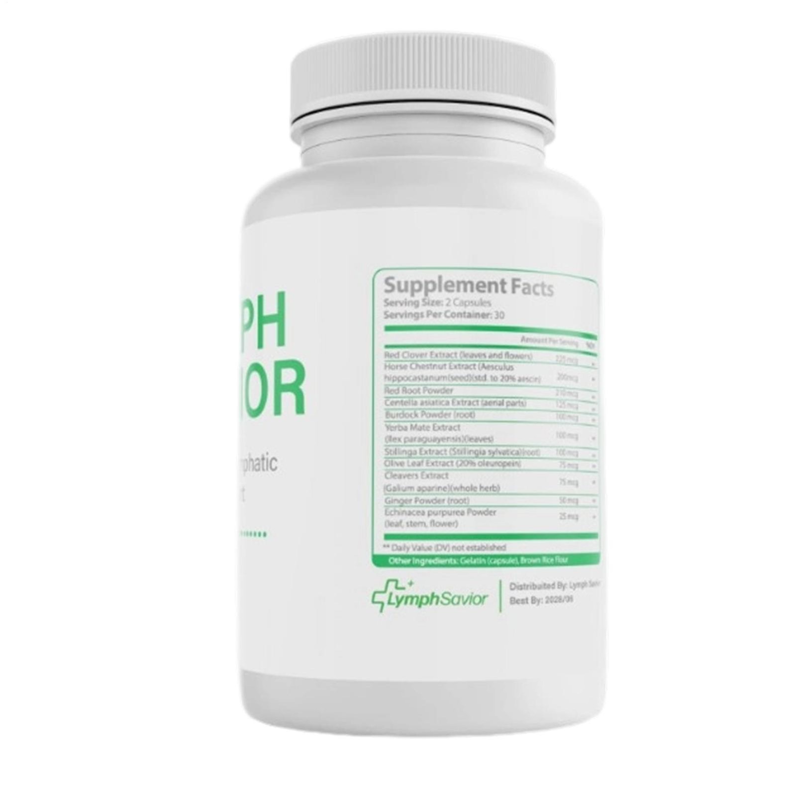 Advanced Lymph Savior Advanced Lymphatic Support Health Dietary Supplement 60 Ca