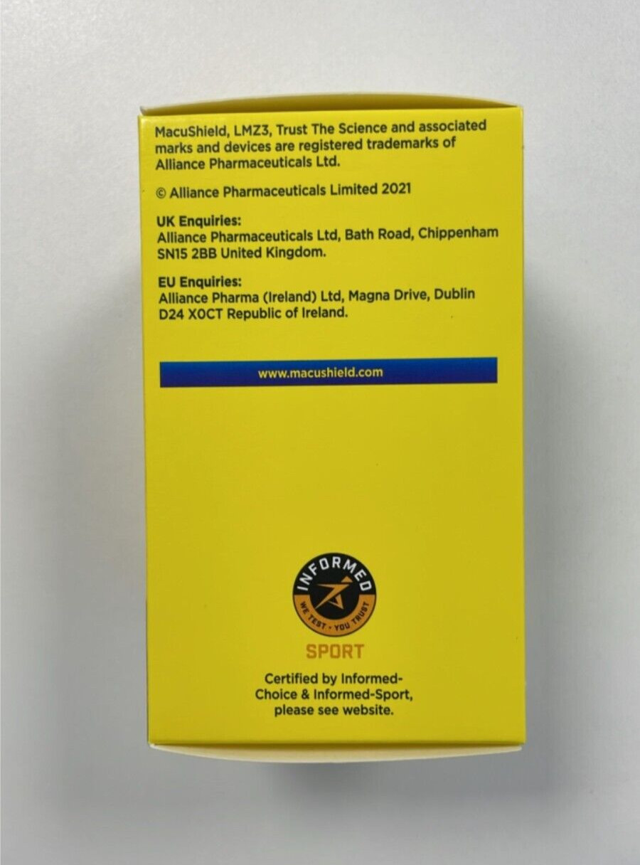 Macushield Original+ Eye Supplement Capsules 90ct – 2 PACK