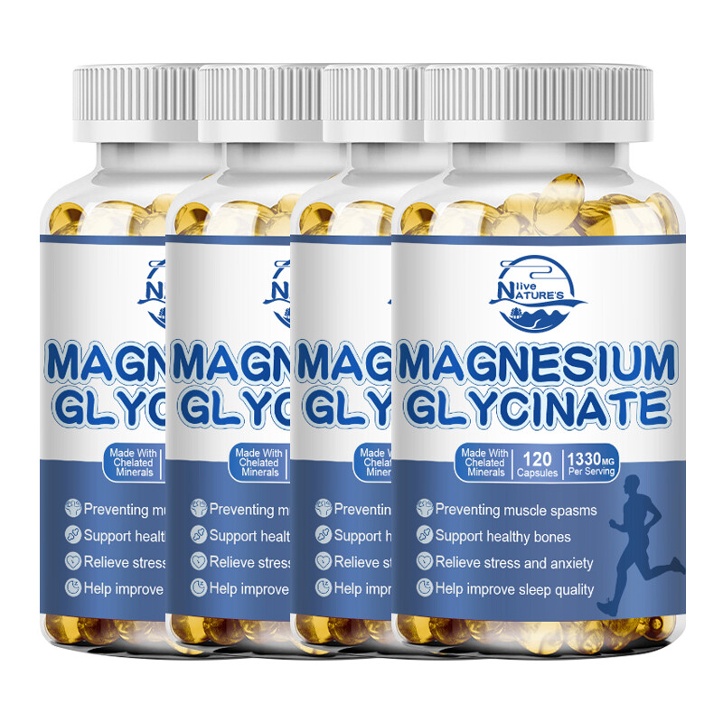 Magnesium Glycinate Complex 120/240/480 Capsule High Absorption Magnesium 1330mg
