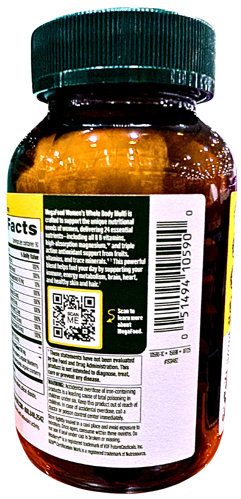 MegaFood Women’s Whole Body Multivitamin 90 Tablets EXP 10/2027
