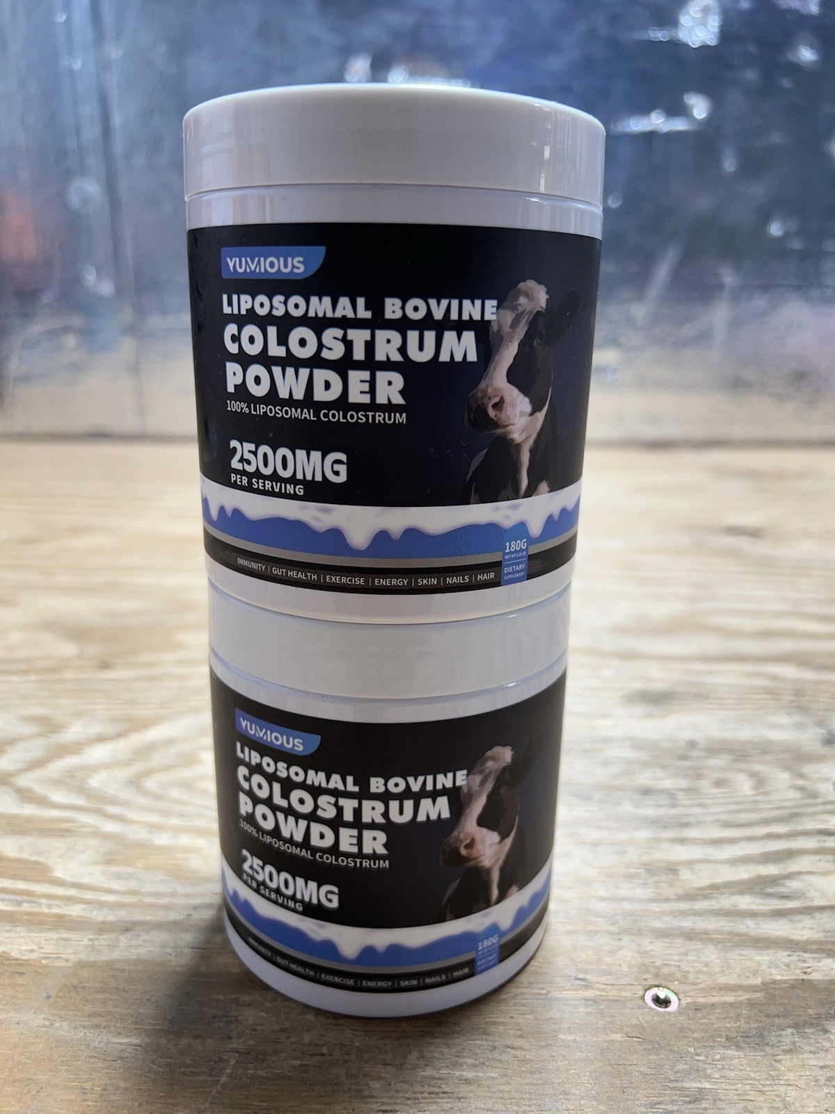 Yumious Liposomal Bovine Colostrum Powder 2500 MG Exp:11-2026 2-PACK