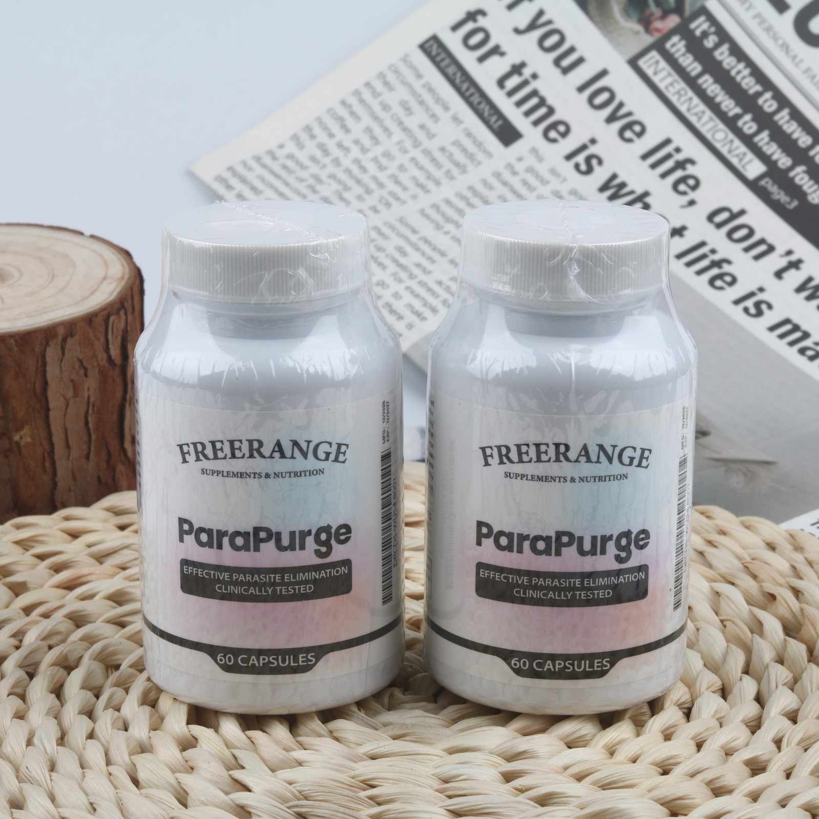 1-3 pack FreeRange ParaPurge Advanced Parasite Cleanser120 Capsules