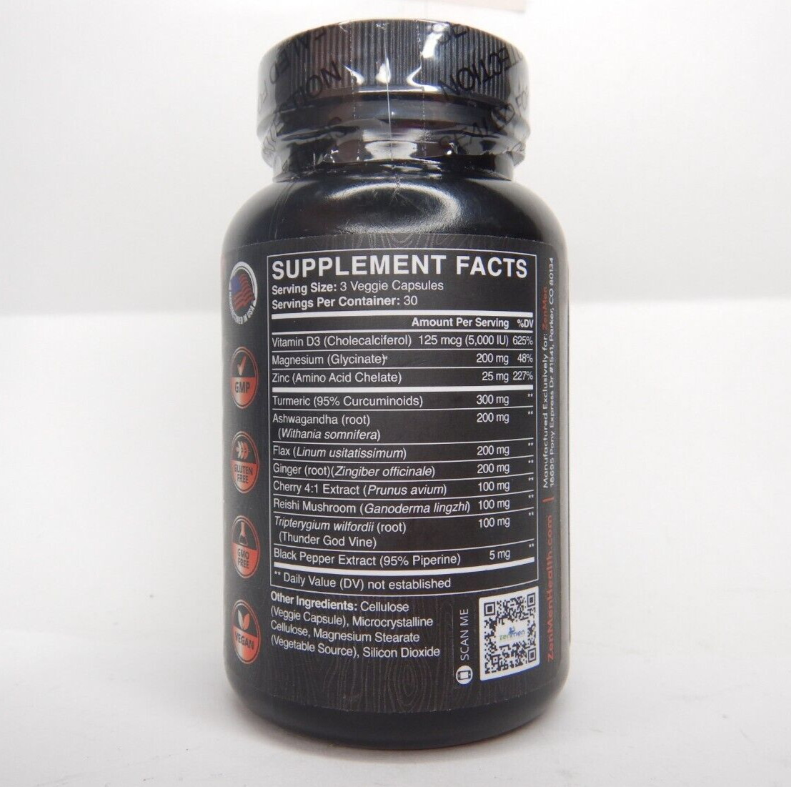 ZENMEN Natural Autoimmune Relief Complex 90 Veggie Caps 12/24