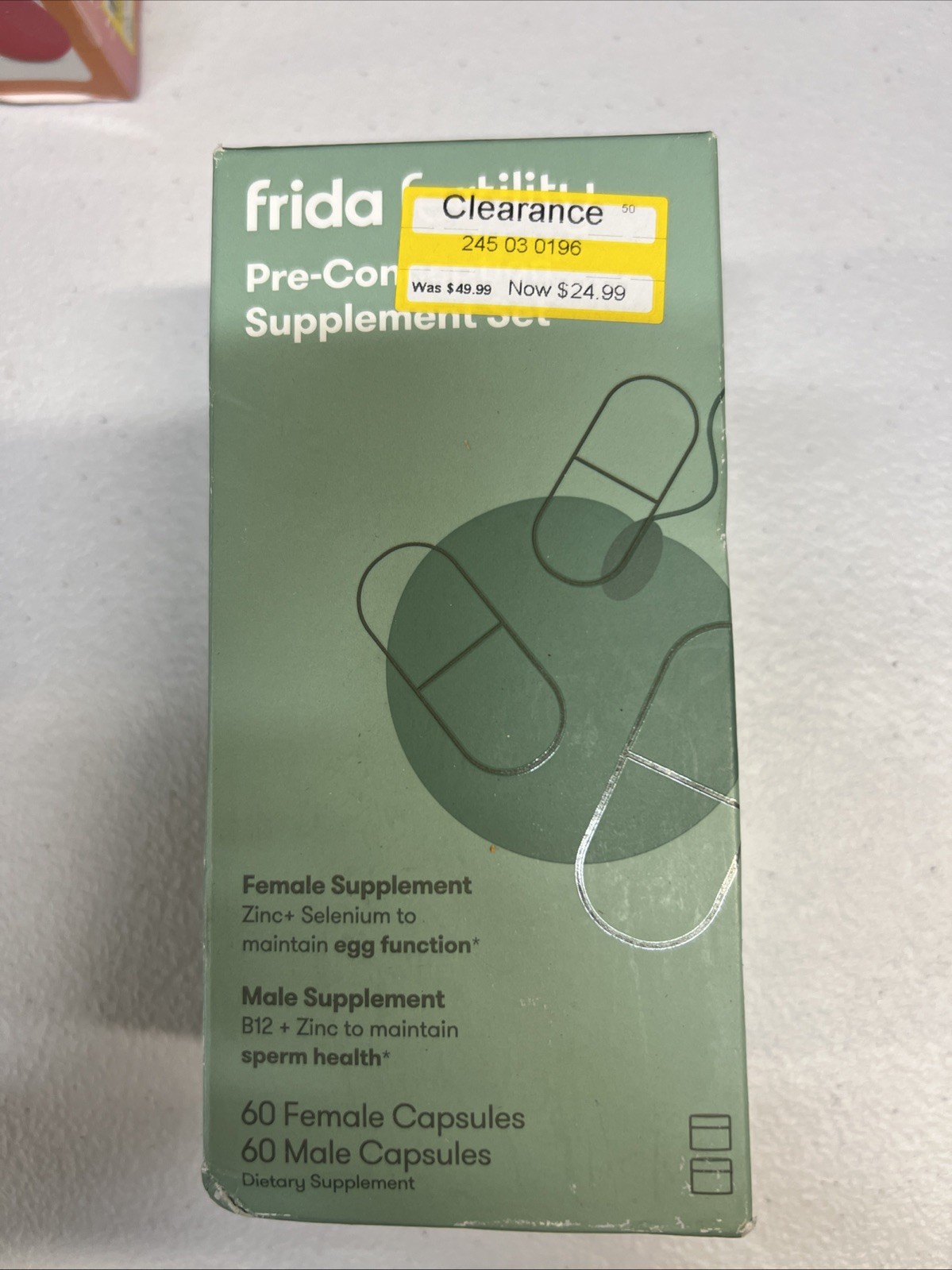Frida Fertility Pre-Conception – 60 female & 60 male Capsules