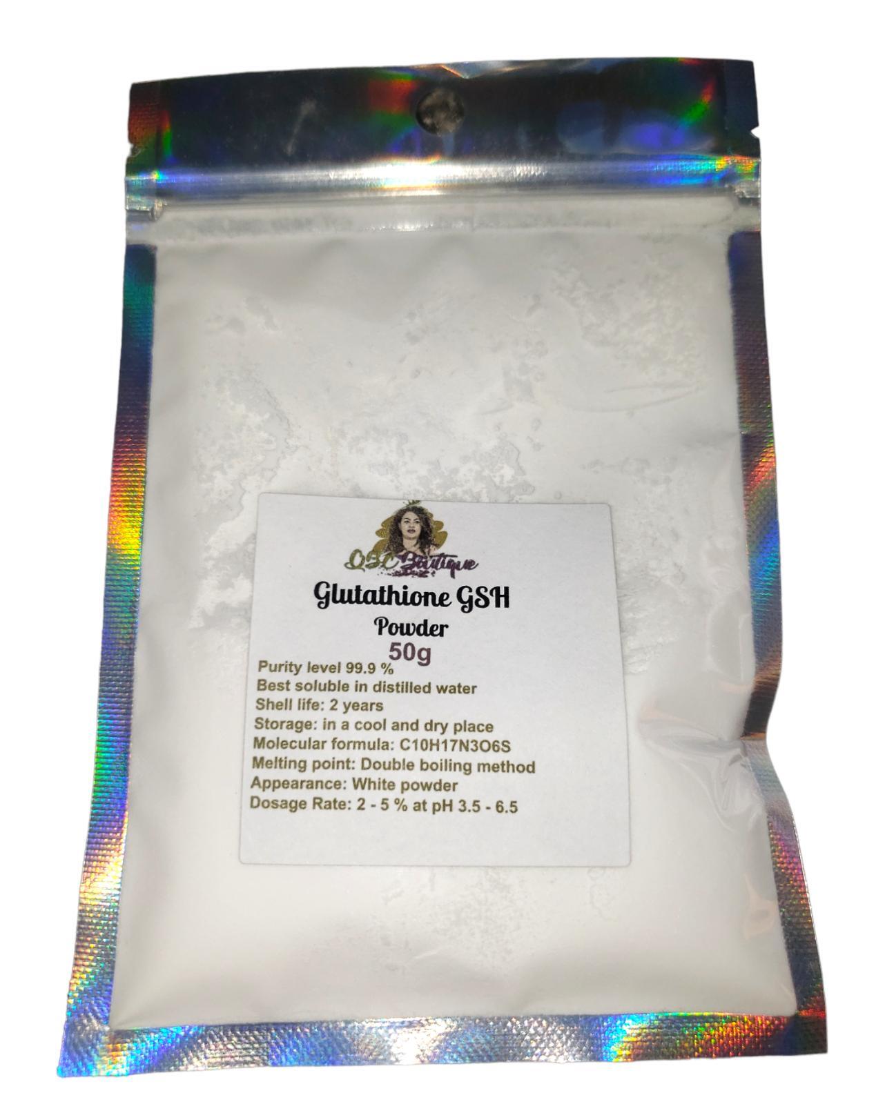 pure L-Glutathione Powder Reduced Form 99.9 % for skin care formulation