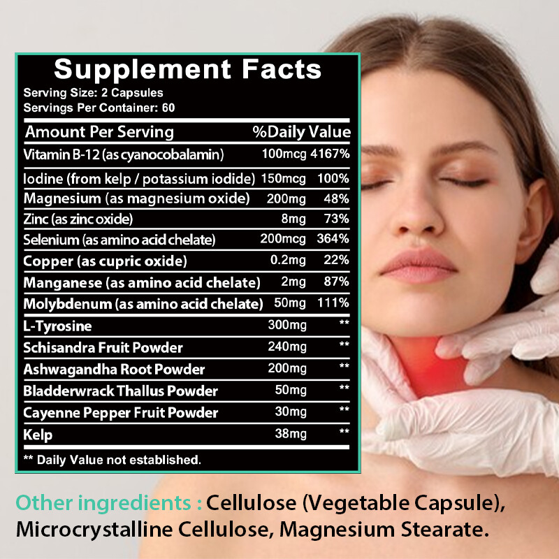 Thyroid Balance Capsules – Maintaining Thyroid Health – Metabolic Ability