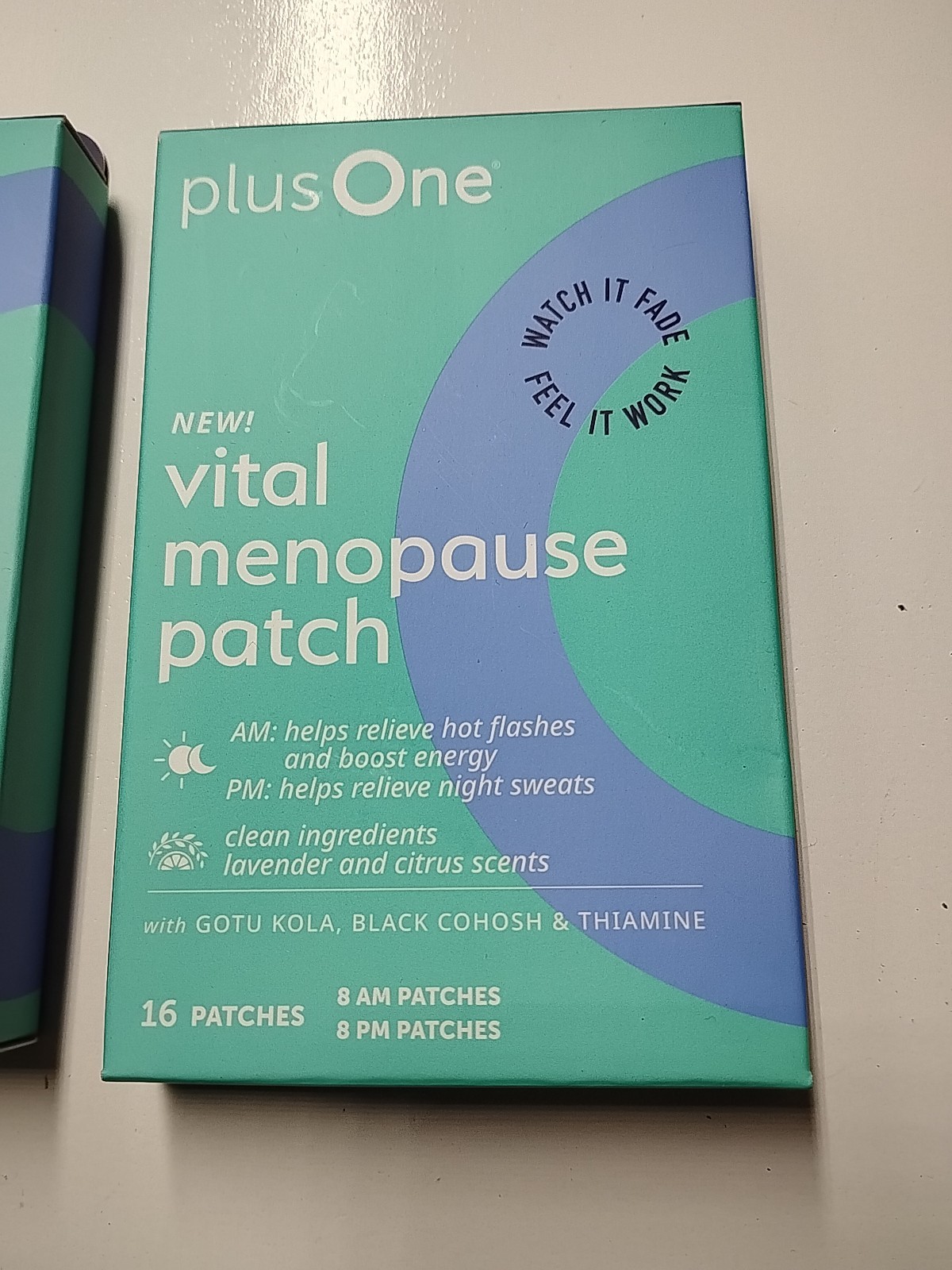 Plus One Vital Menopause Patch (AM/PM 16 Patches Exp 06/28