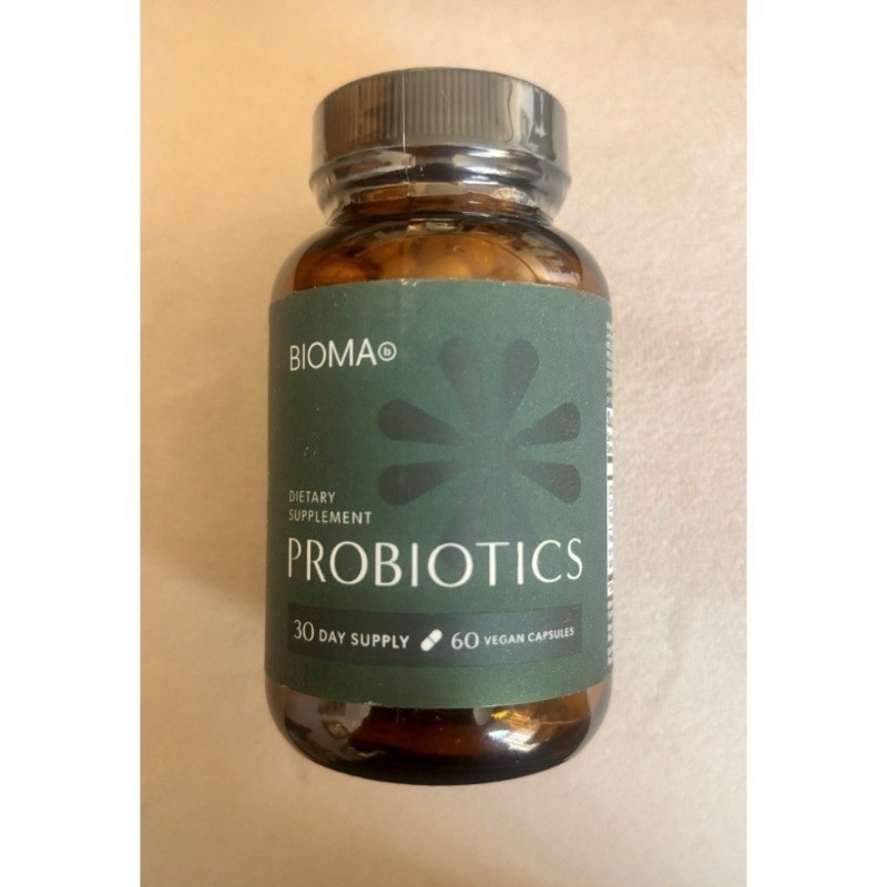BIOMA Synbiotic Probiotics Gut Health Pre Pro Postbiotics 60 Caps