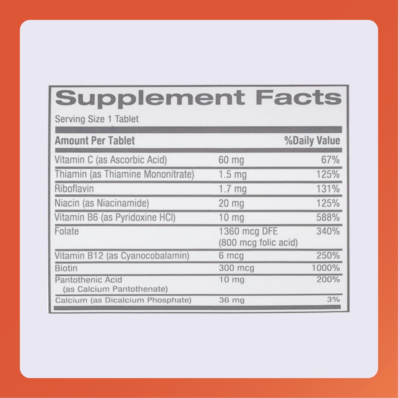 Rugby Nephro-Vite Vitamin B and C Complex Tablets 100 Count (Pack of 1), Red