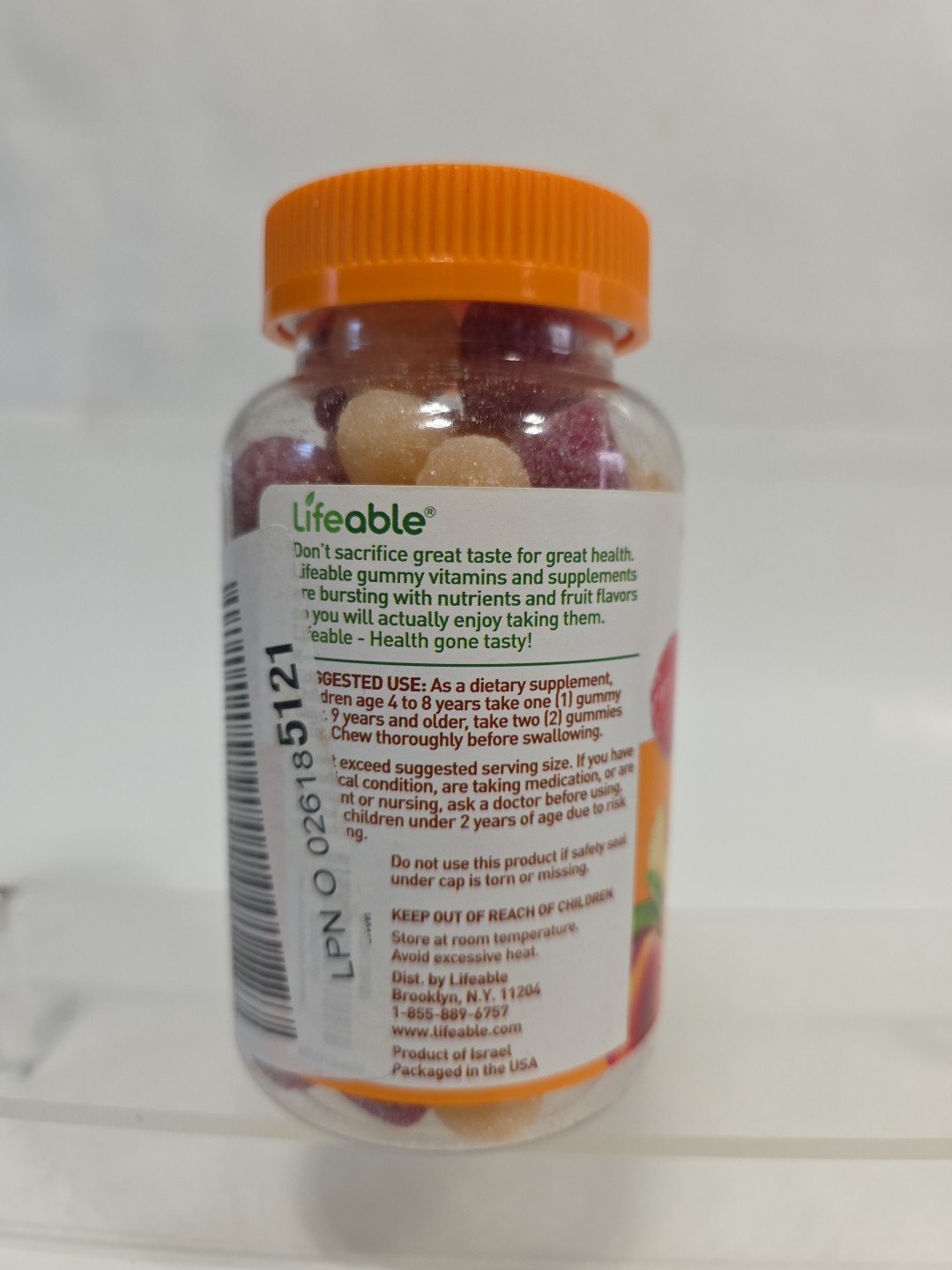 Lifeable Magnesium Citrate Kids – Great Tasting Fruit Flavor Gummy – 90 Count