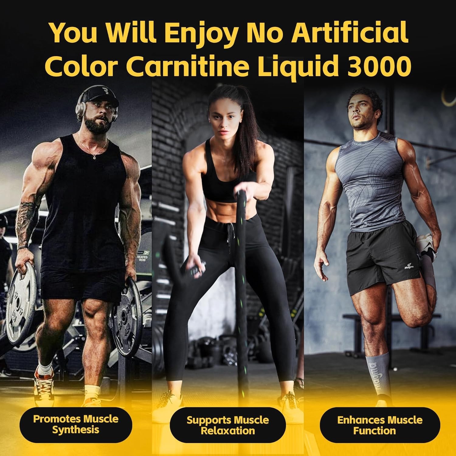 L Carnitine Supplement Liquid 3000 mg, with BCAA Sports Supplements, Help Suppor
