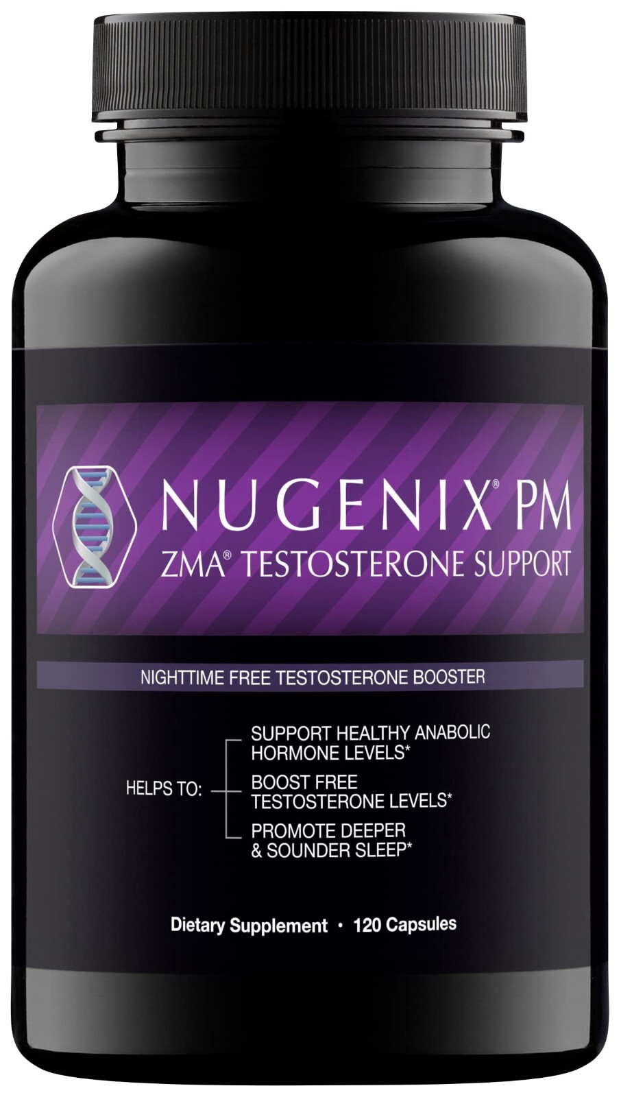 Nugenix PM ZMA – Nighttime Free Testosterone Booster and Sleep Support 120 Ct.