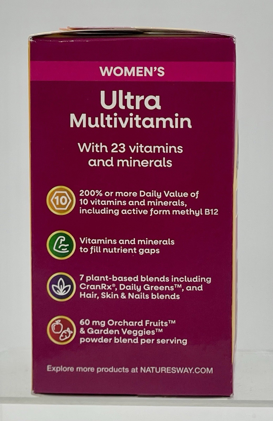 Lot of 2 Nature’s Way Alive Women’s 50+ Ultra Multivitamin 60 Tablets EXP 01/27