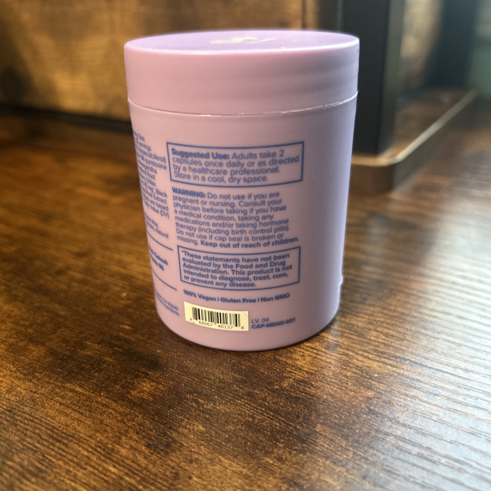 O Positiv Meno Menopause Supplement 60 Capsules, 30 Servings