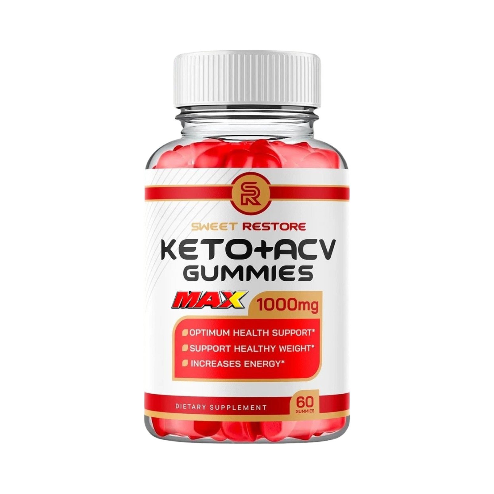 Sweet Restore Max Gummies – Sweet Restore Keto ACV Gummies – 60 Gummies