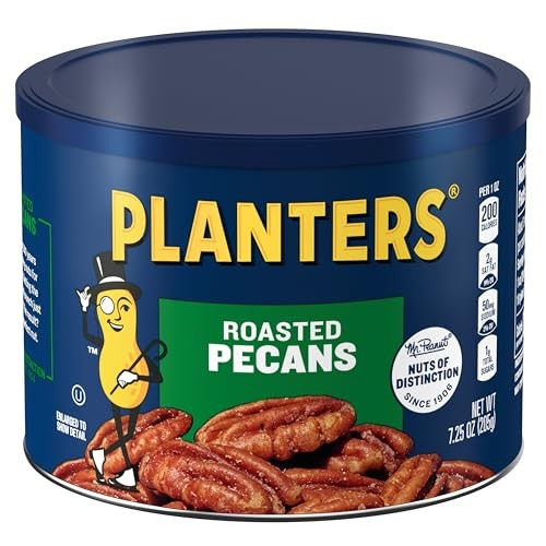 PLANTERS Roasted Pecan Nuts, Baking 7.25 oz (Pack of 1), Blue