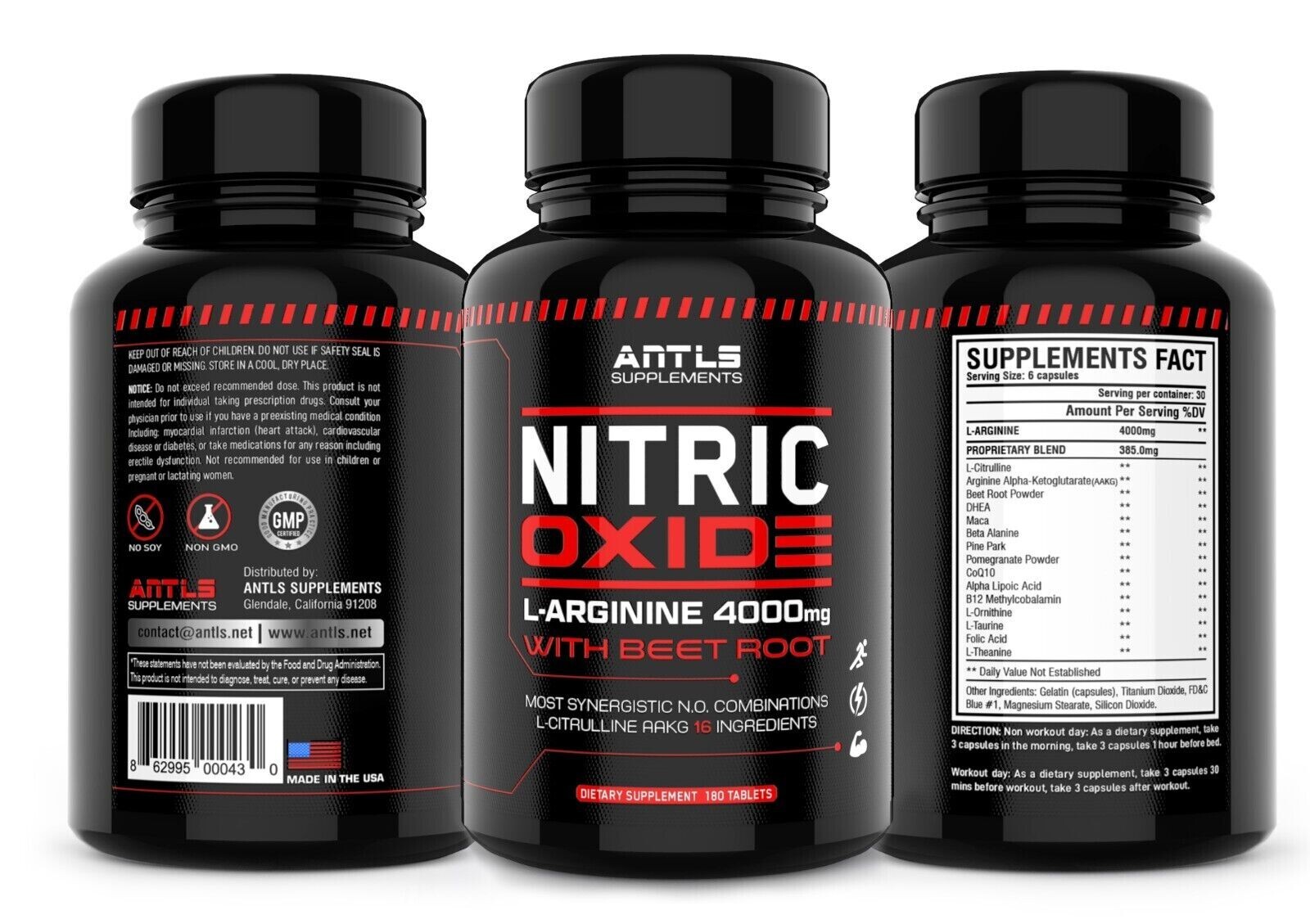 Nitric Oxide Testosterone Booster Pre Workout Multivitamin Men Xtreme Stamina